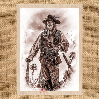 OLD PIRATE pyroprinter & laser-ready files 3DWave.us